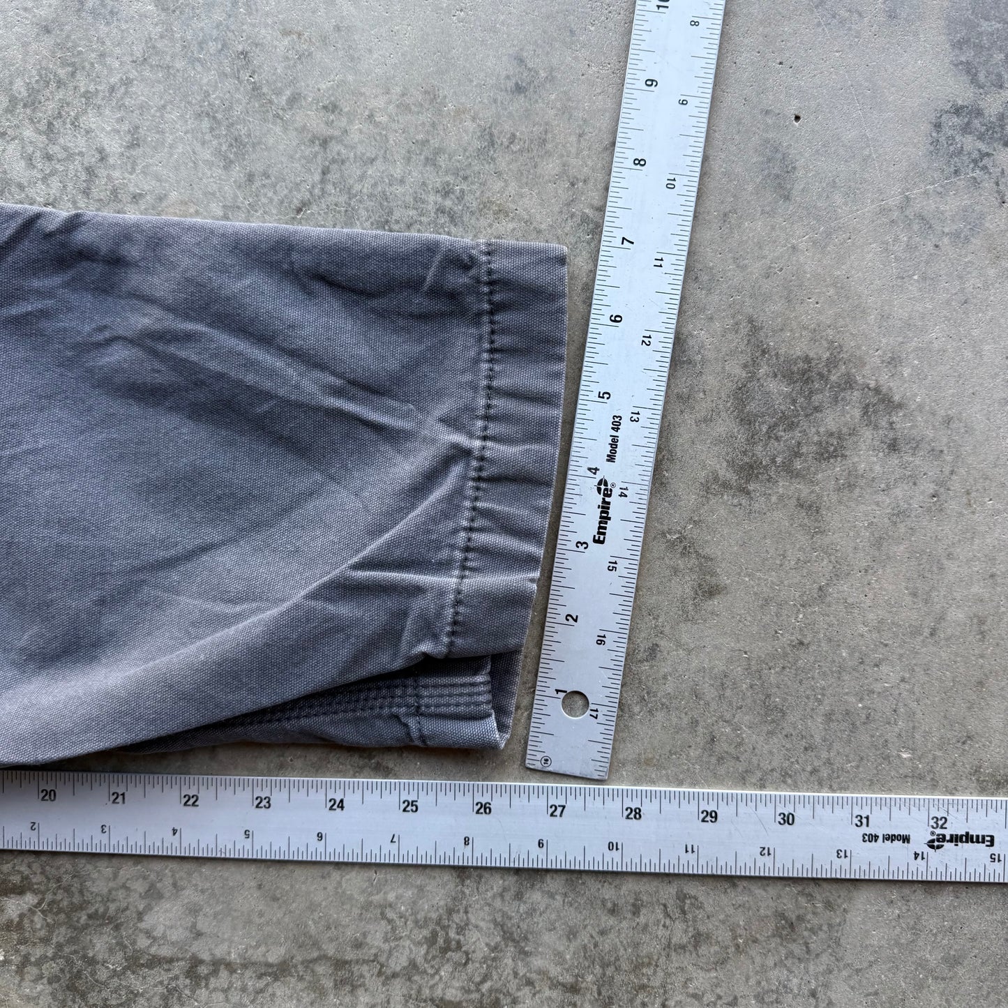 Vintage Grey Carhartt Double Knee Pants - 32