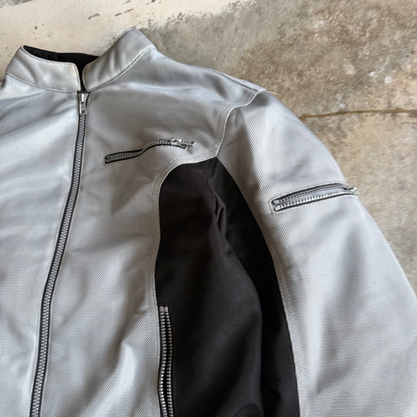 Vintage 00s Biker Jacket - XL