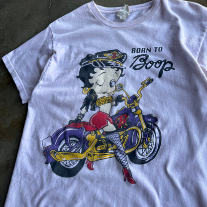 Vintage Biker Betty Boop Tshirt - M