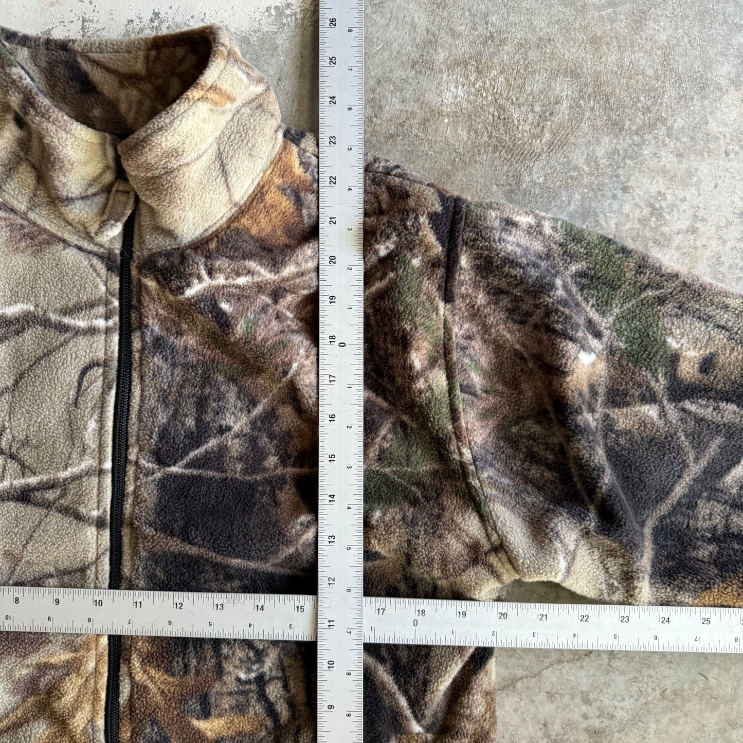 Vintage 00s Realtree Fleece Zip up - L