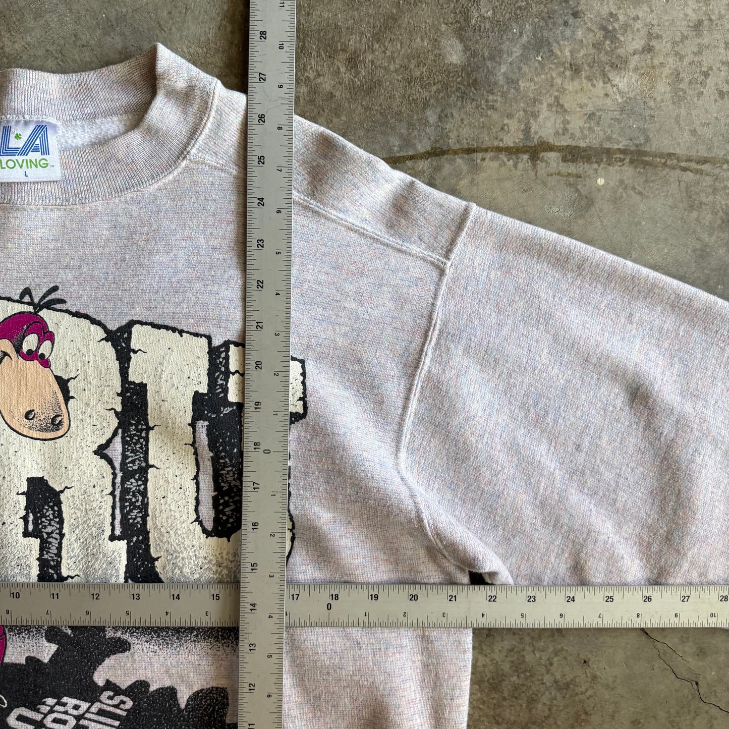 Vintage 90s Dinosaur Crewneck - L