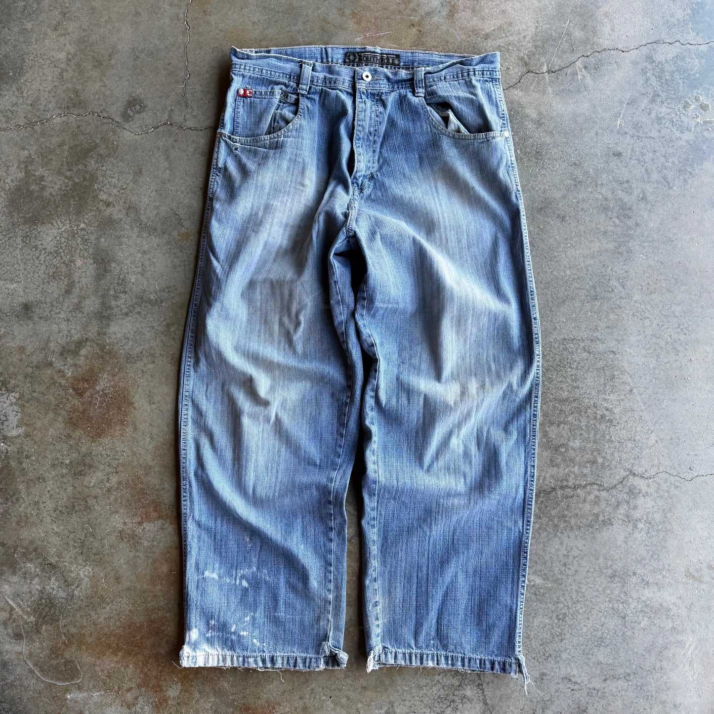 Vintage Baggy Southpole Jeans - 38