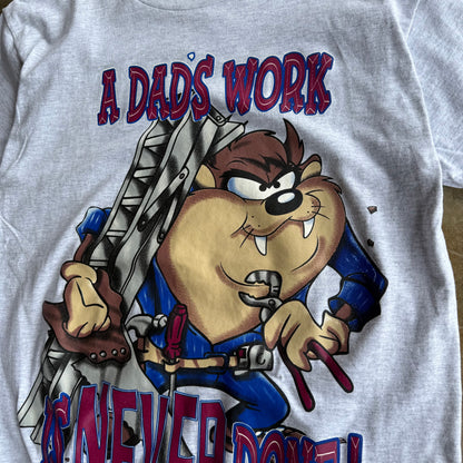 Vintage Taz Dad Tshirt - L