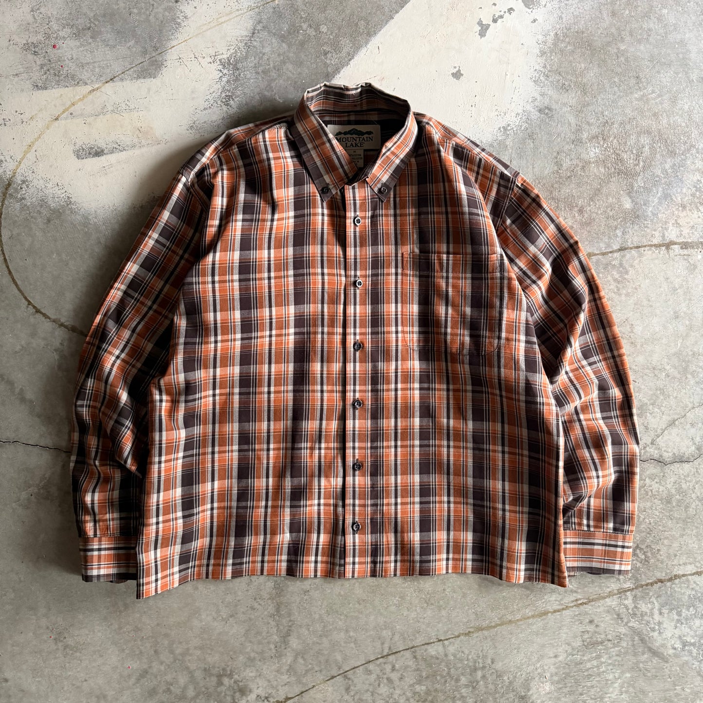 Vintage 00s Fall Cropped Button Up - M
