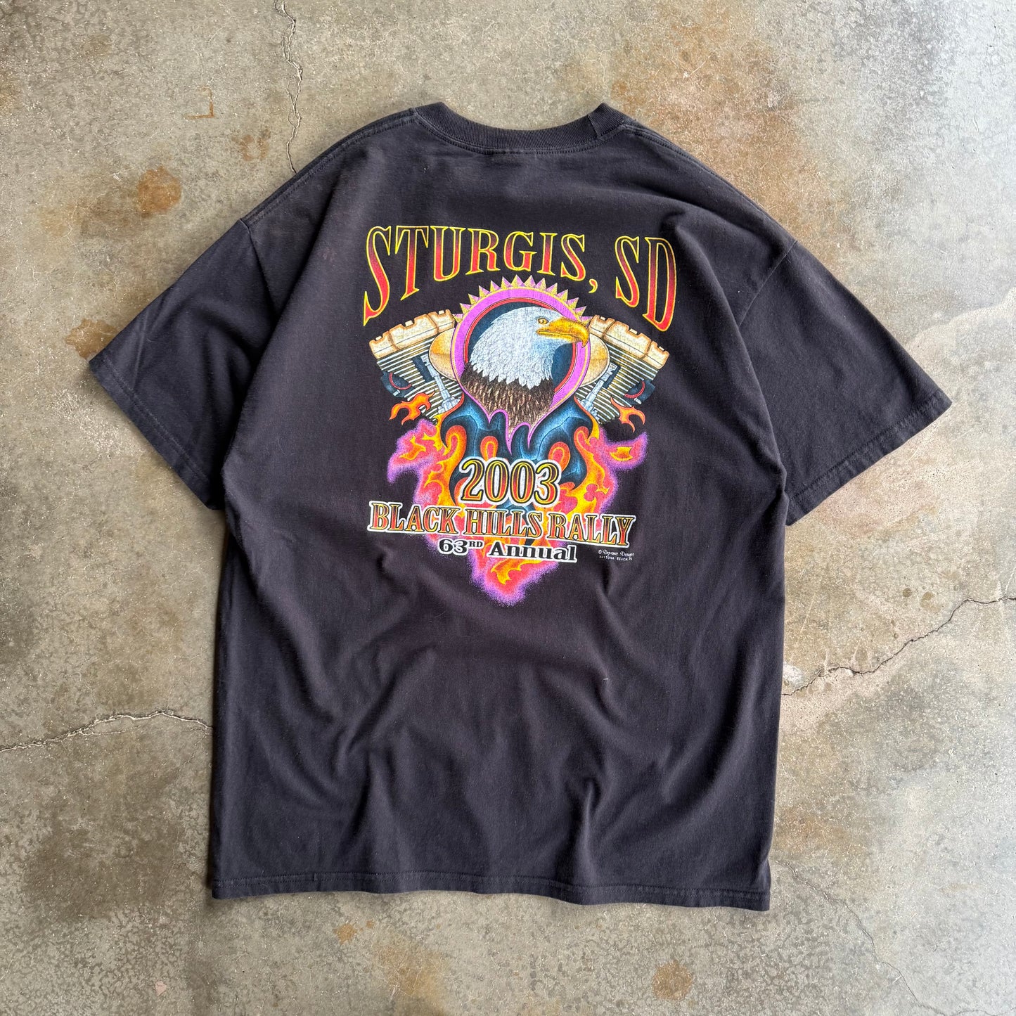 Vintage 00s Sturgis Tee - L