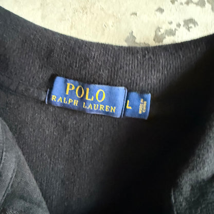 Vintage 00s Black Polo Ralph Lauren Quarter Zip - L
