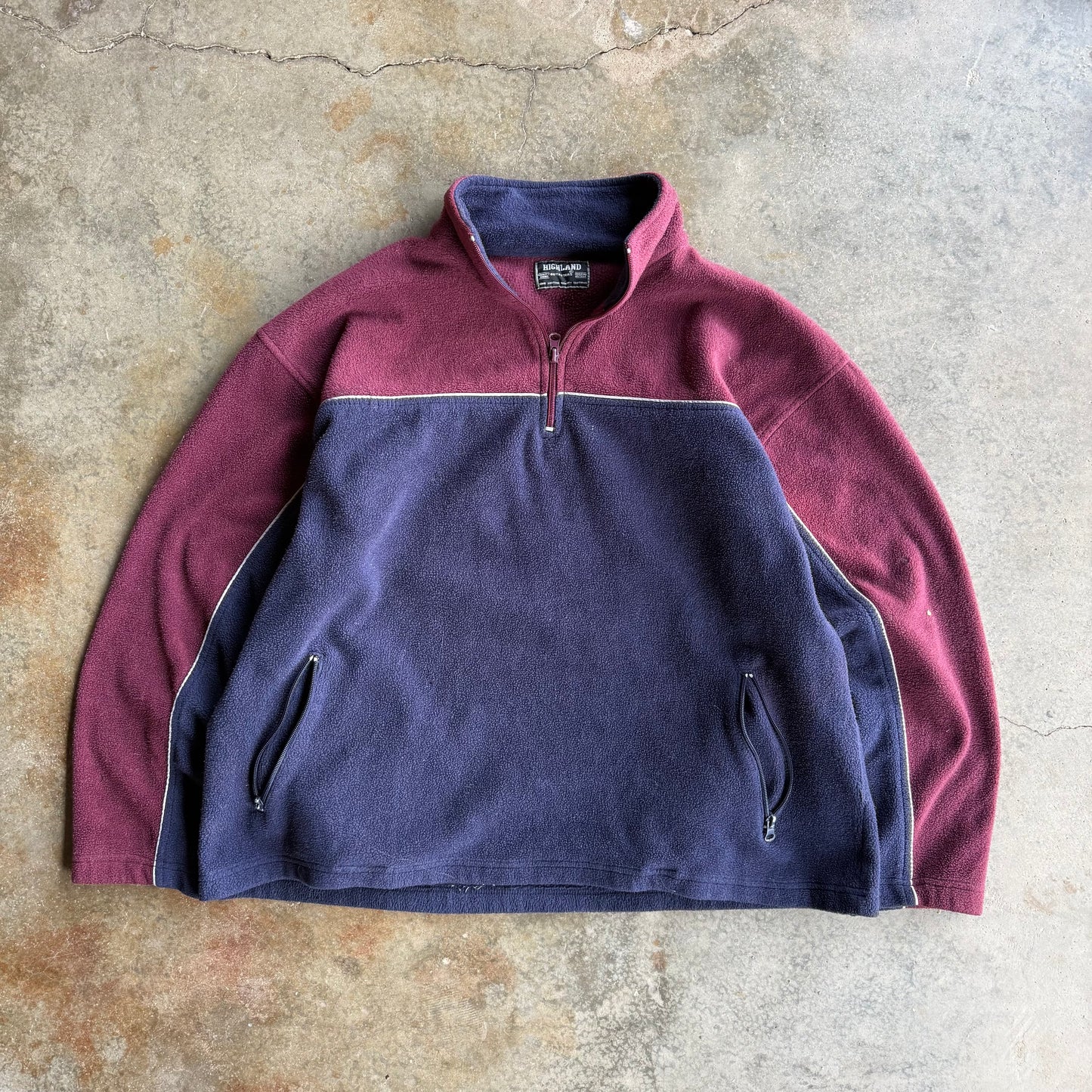 Vintage Fleece Quarter Zip - L