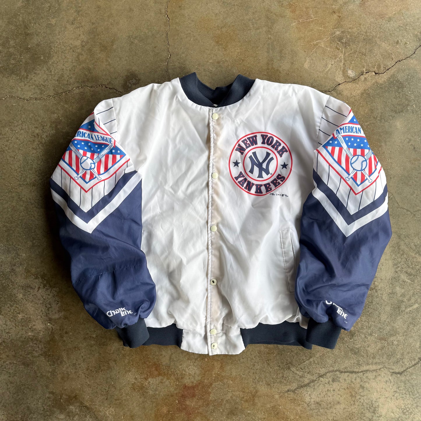 Vintage New York Yankees Bomber Jacket - XL