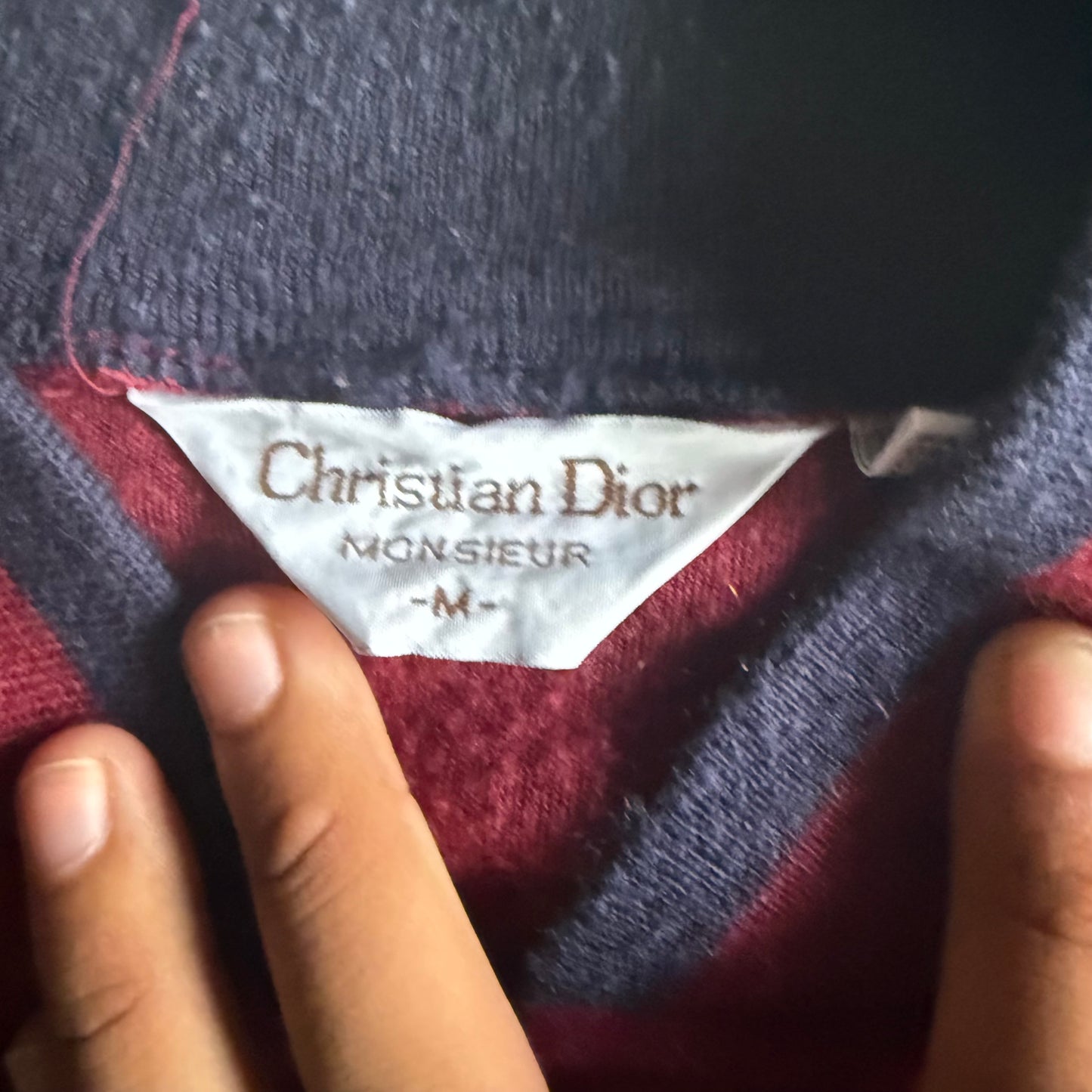 Vintage 80s Christian Dior Zip up - M