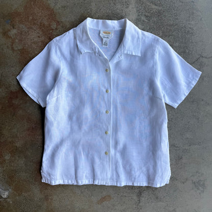 Vintage Woman’s Spring Button Up Top - 10
