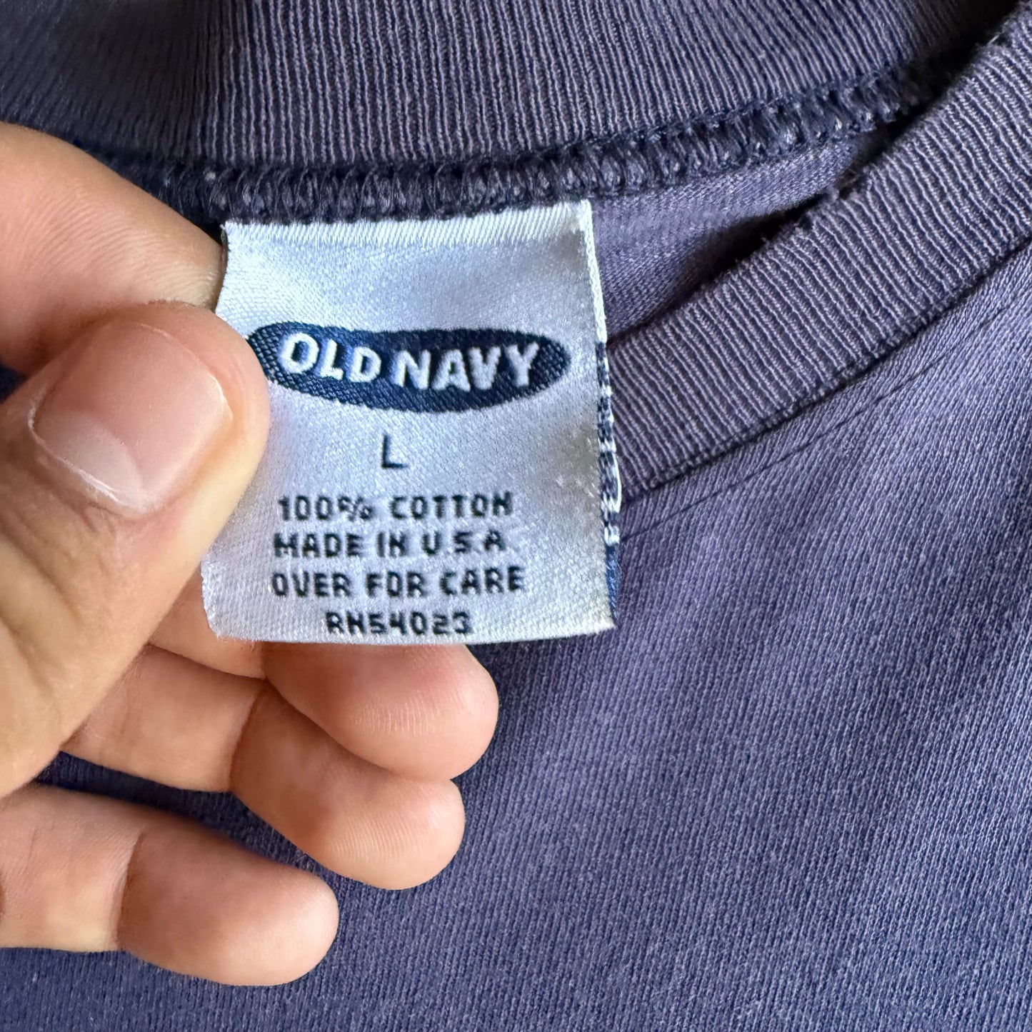 Vintage 90s Heavily Distressed Old Navy Longsleeve- L