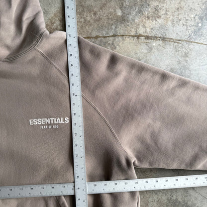 Brown Essentials Hoodie - M