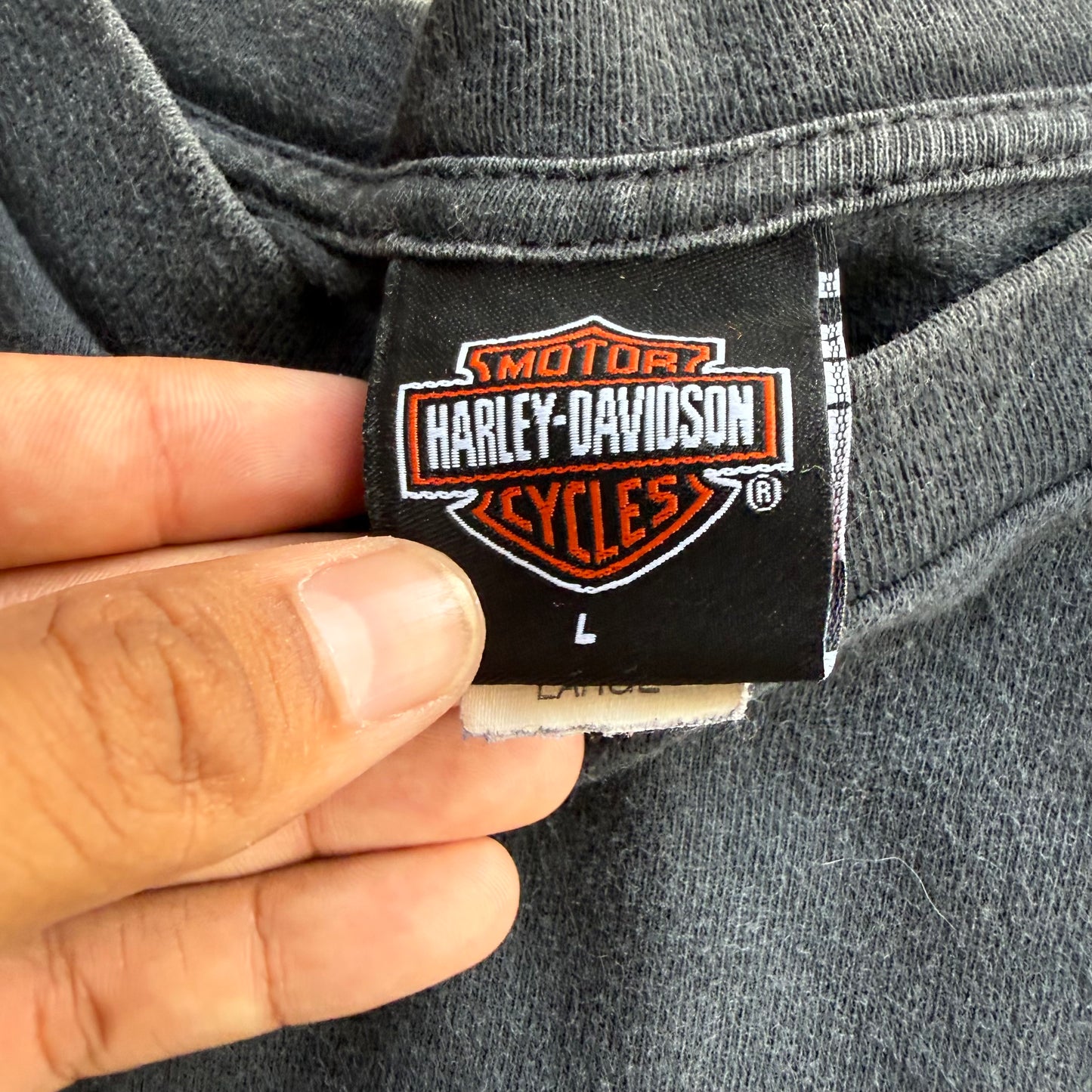 Vintage Harley Davidson Engine Longsleeve - L