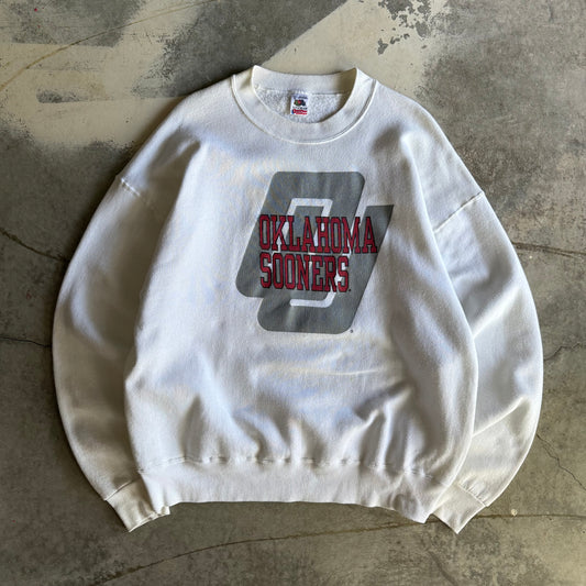 Vintage 90s Oklahoma Sooners Crewneck - XL