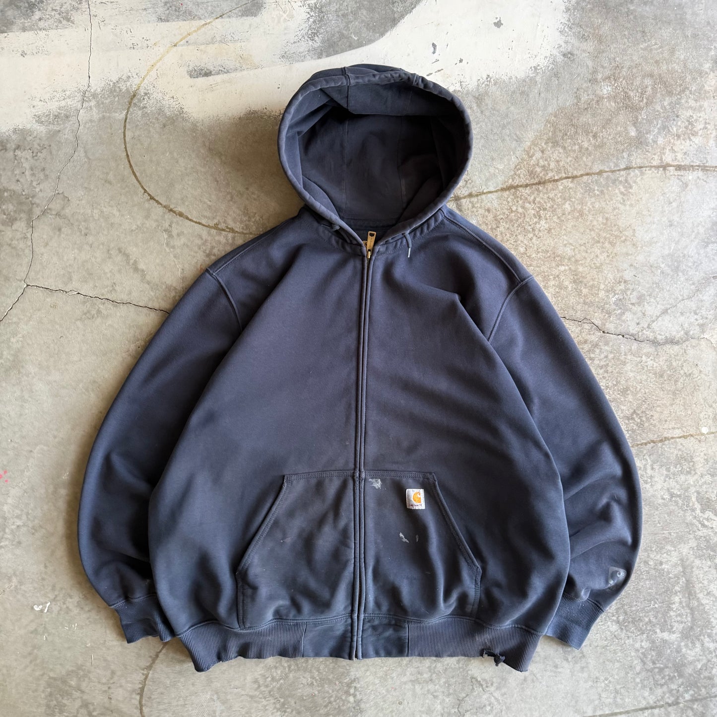 Vintage 00s Carhartt Zip Up Hoodie - XL