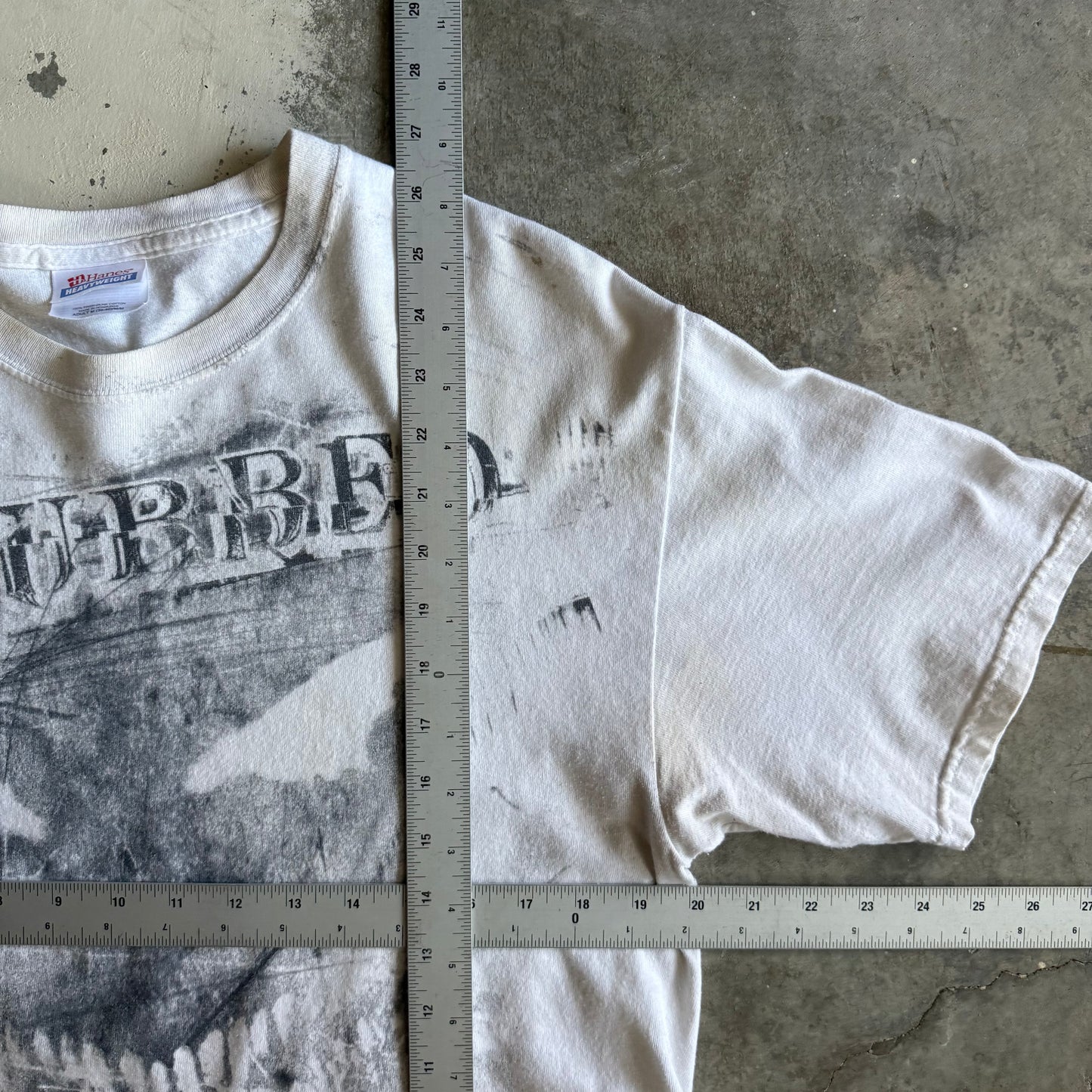 Vintage 00s Disturbed Band Tshirt - M