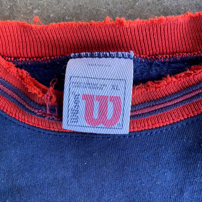Vintage 90s Heavily Distressed Wilson Crewneck - XL