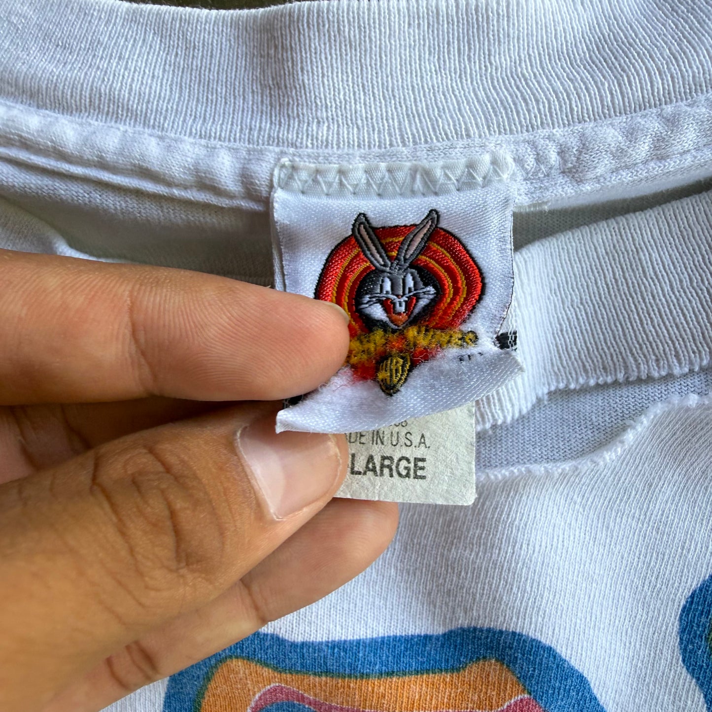 Vintage Big graphic Tweety Bird Whatever Tshirt - L