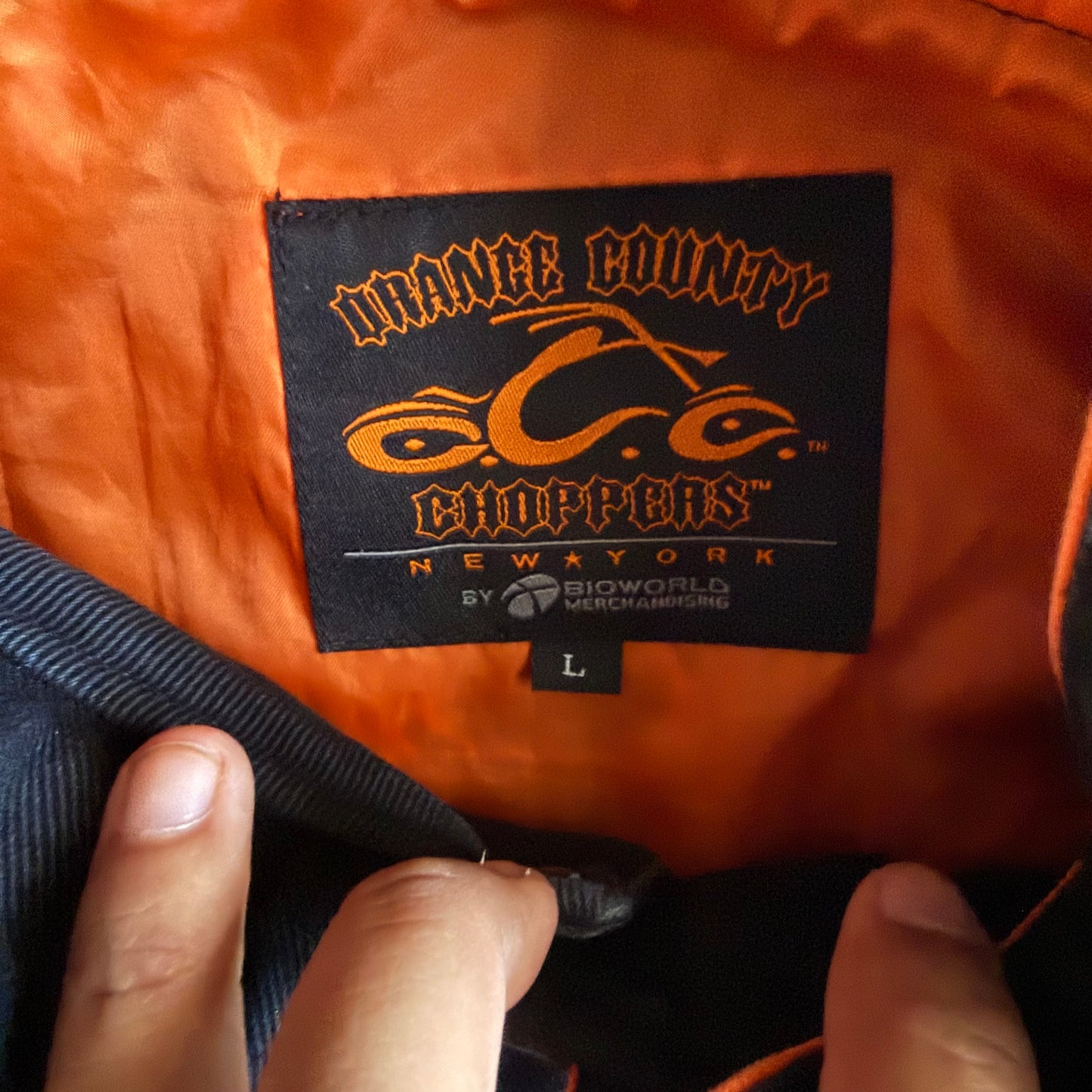 Vintage 90s Orange County Choppers Jacket - L