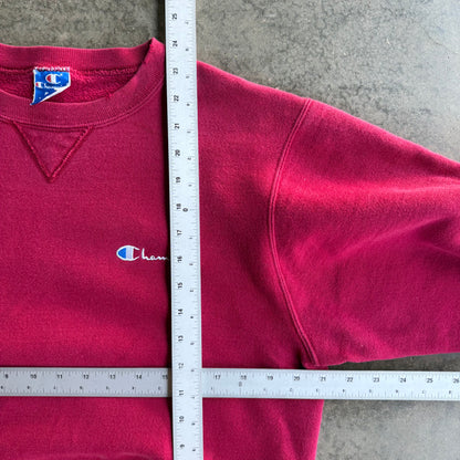 Vintage Pink Champion Crewneck - L