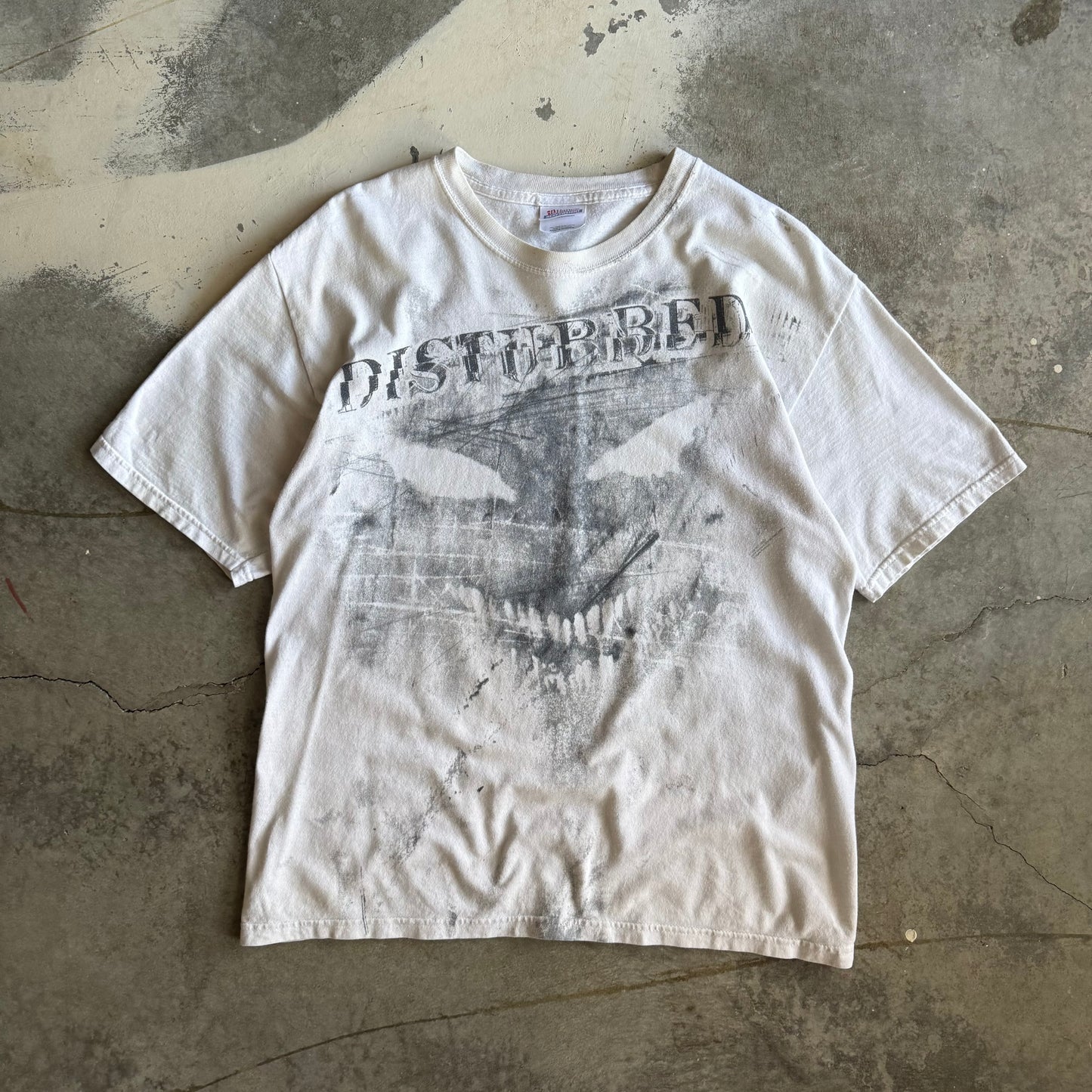 Vintage 00s Disturbed Band Tshirt - M