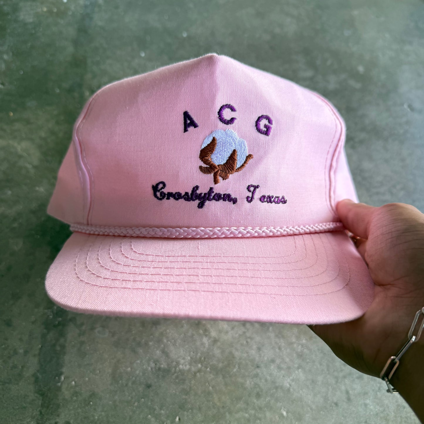 Vintage 90s Pink ACG Cotton SnapBack Hat