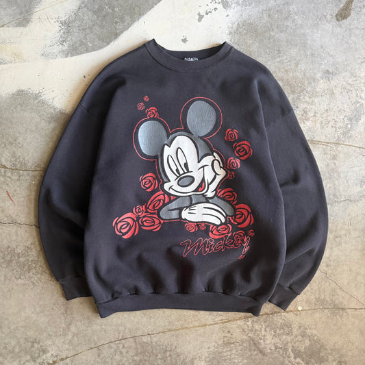 Vintage 90s Mickey Mouse Crewneck - L