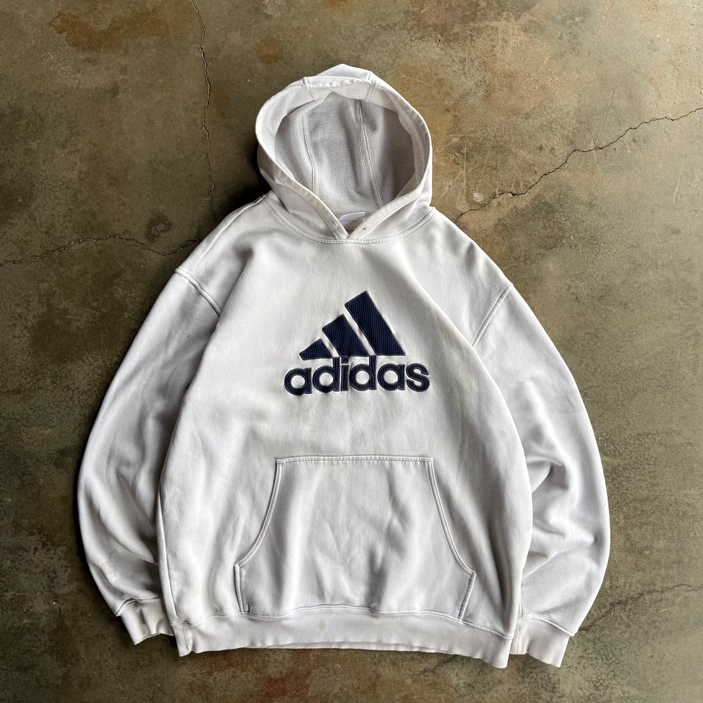 Vintage 00s Adidas Hoodie - L
