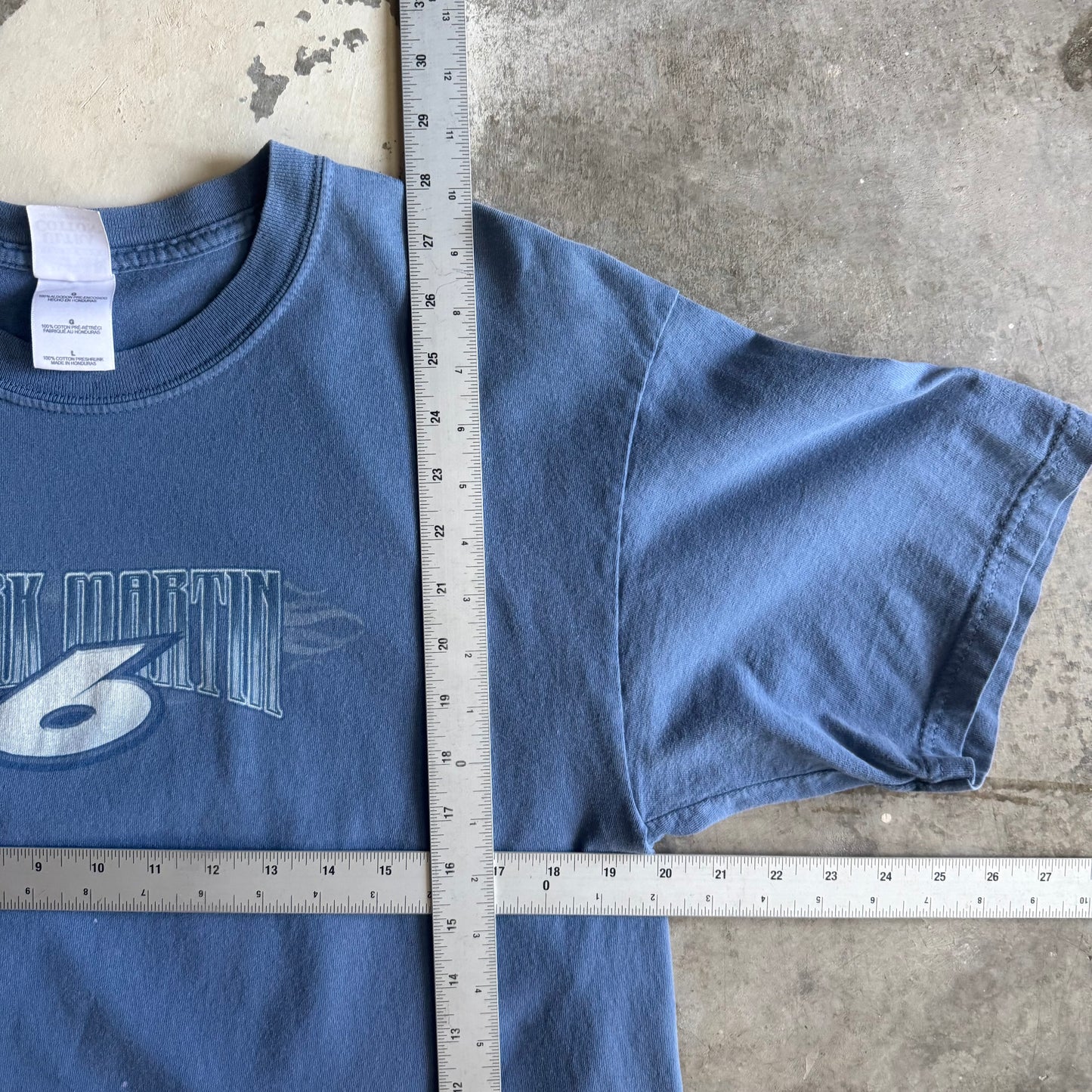 Vintage 00s NASCAR Mark Martin Tshirt - L