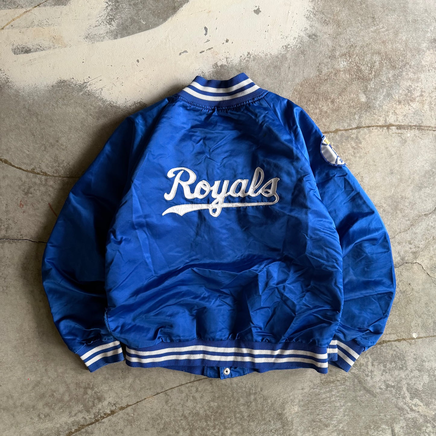 Vintage 80s KC Royals Satan Jacket - XL