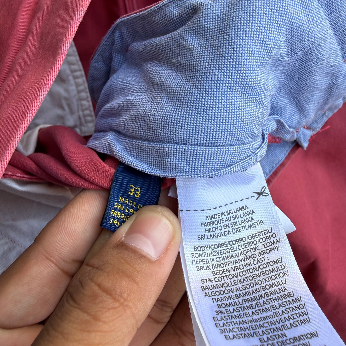 Vintage Red Polo Ralph Lauren Shorts - 33