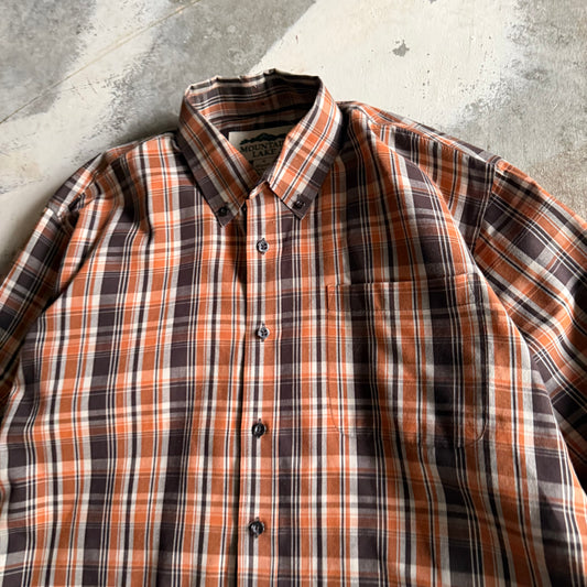 Vintage 00s Fall Cropped Button Up - M