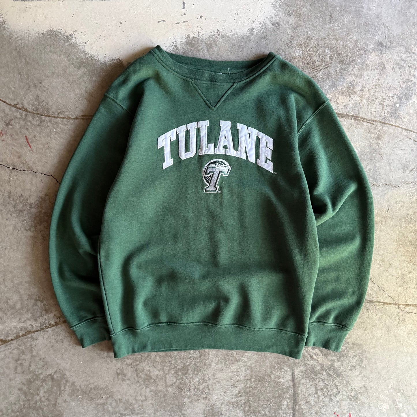 Vintage 00s Tulane Crewneck - L