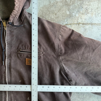 Vintage 00s Hooded Carhartt Jacket - XL