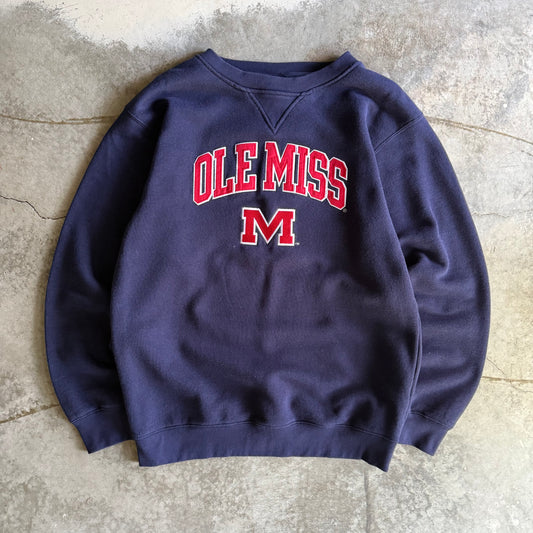Vintage 00s Ole Miss Crewneck - L
