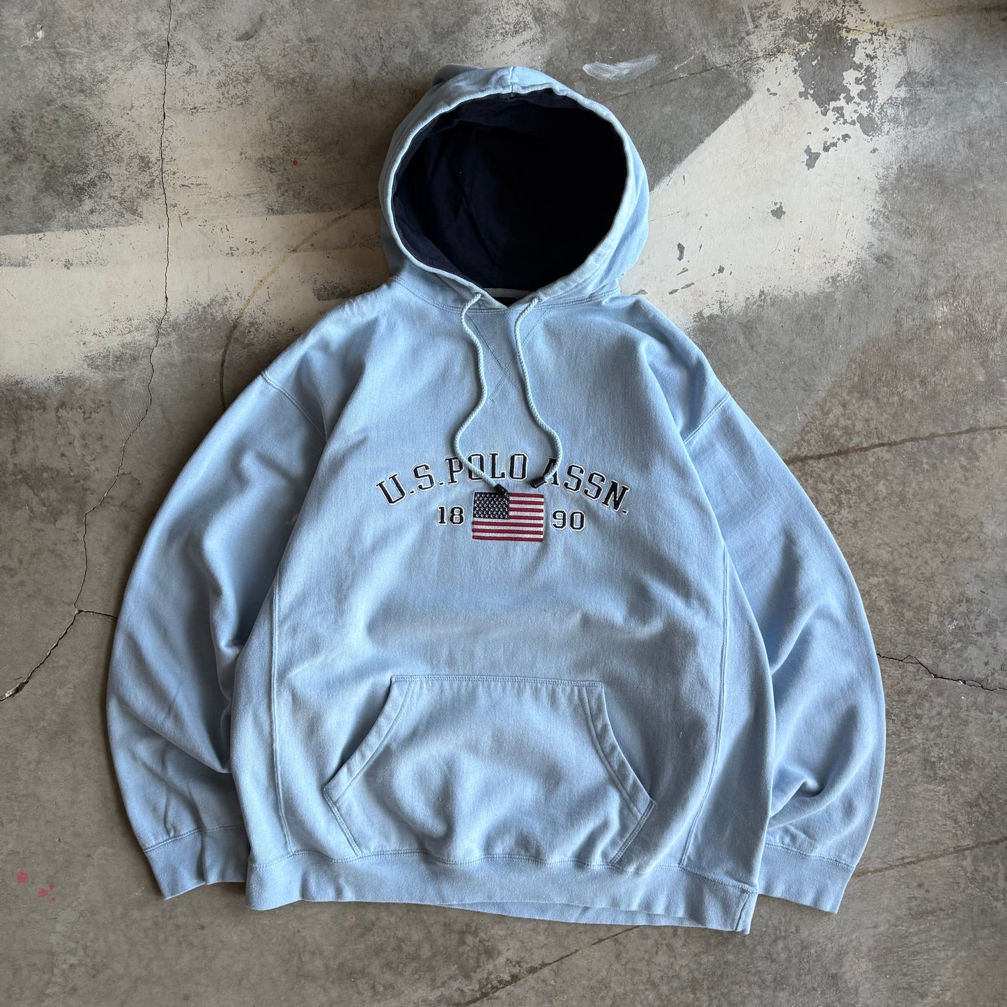Vintage 90s US POLO ASSN Hoodie - L