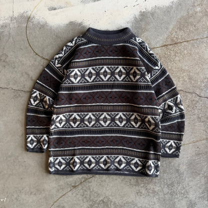 Vintage 90s Grandma Sweater - L