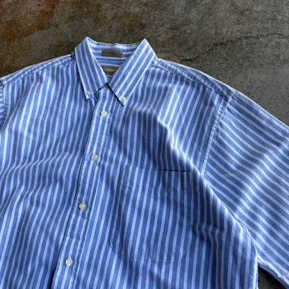 Vintage Boxy Cropped Button Up - L