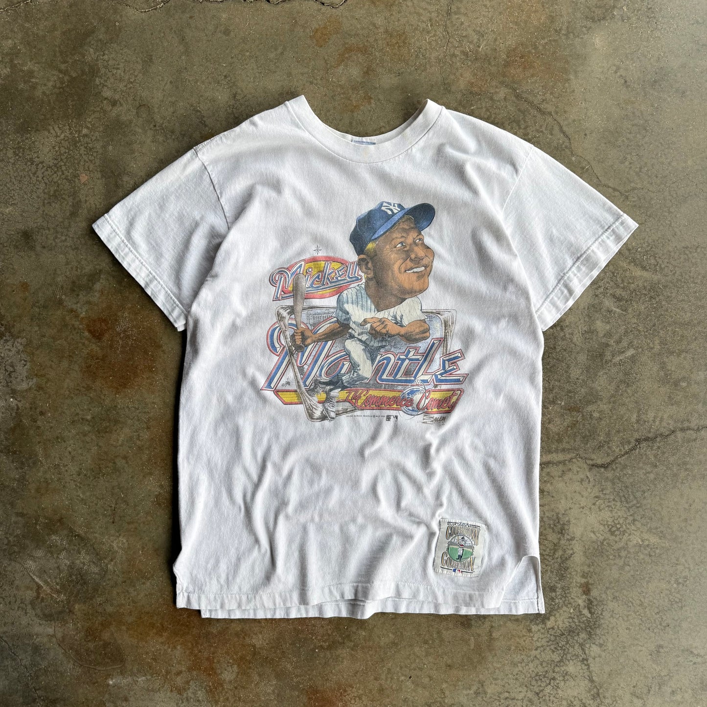 Vintage New York Yankees Mickey Mantle Tshirt - L