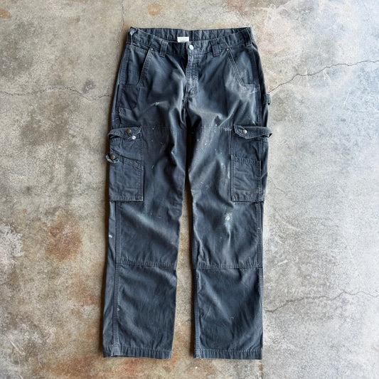 Vintage Black Carhartt Cargo Pants - 33