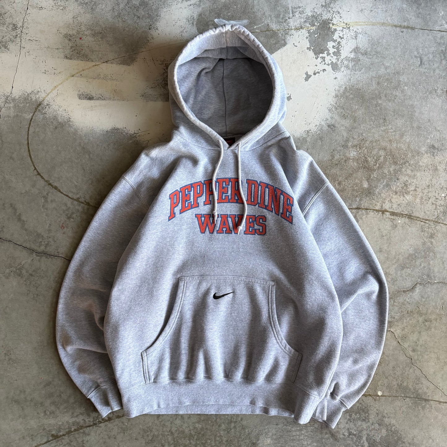 Vintage 00s Nike Pepperdine Track Hoodie - L