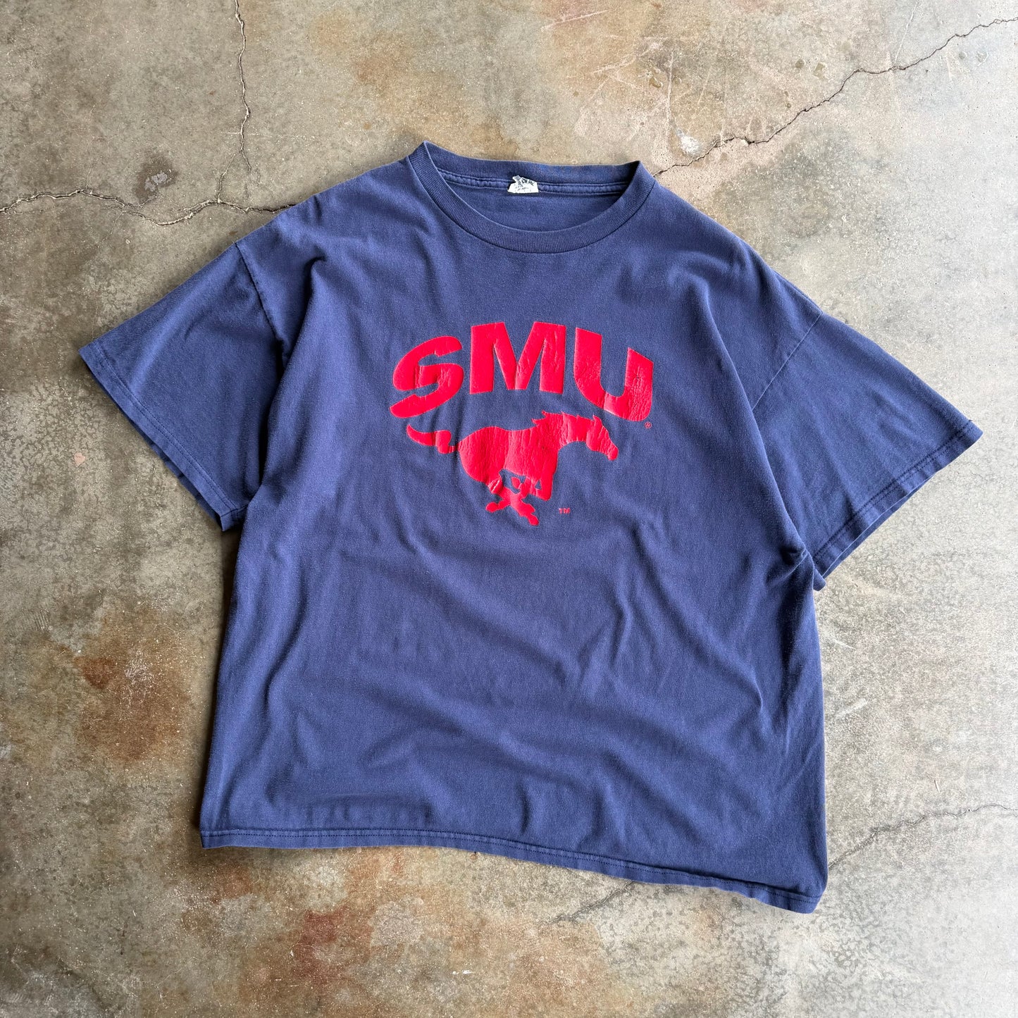 Vintage 90s SMU College Tshirt - XL
