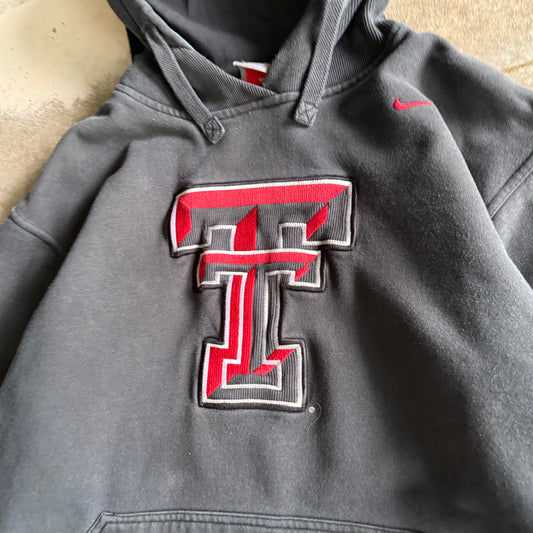Vintage 00s Texas Tech Nike Hoodie - M
