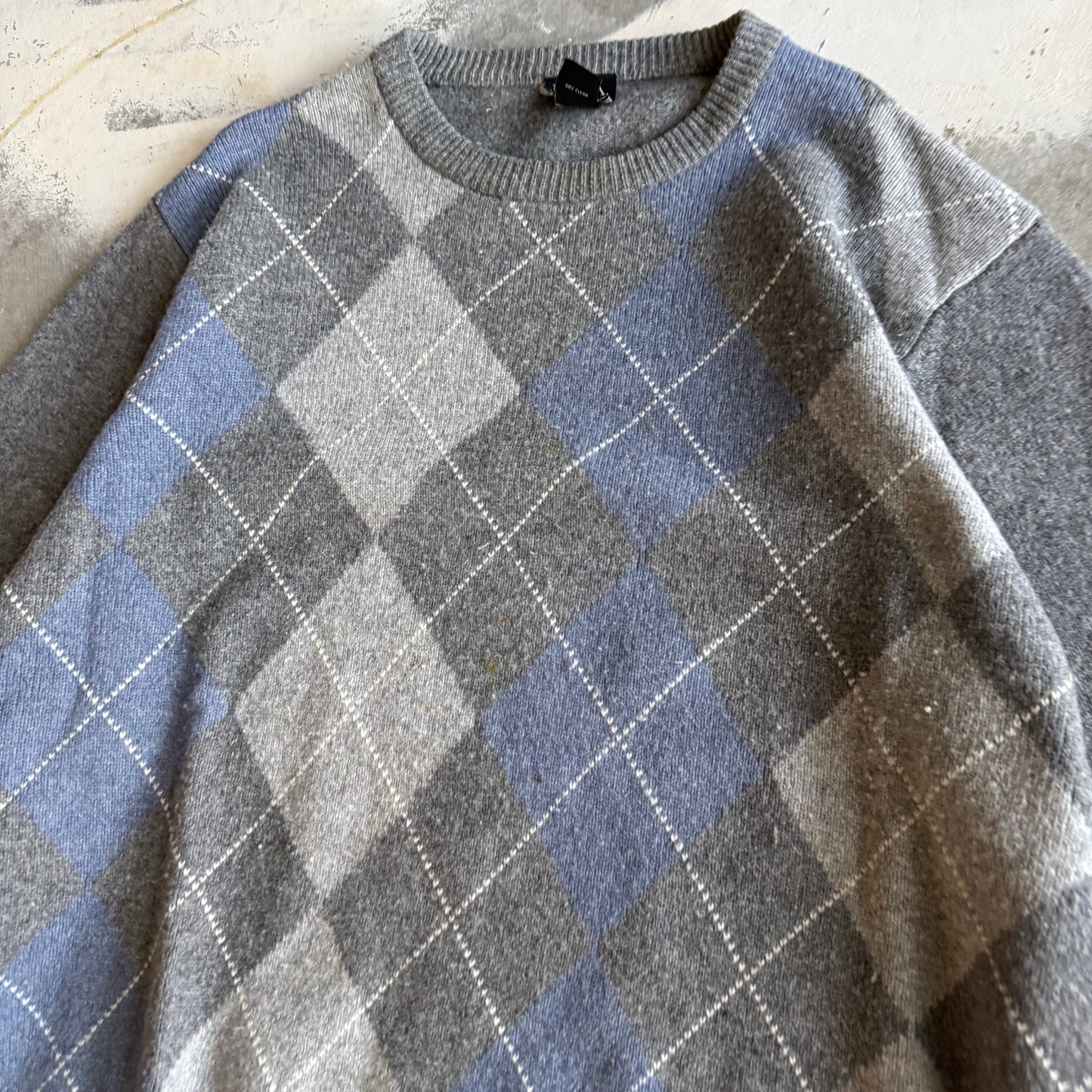 Vintage 90s Grandpa Wool Sweater - L