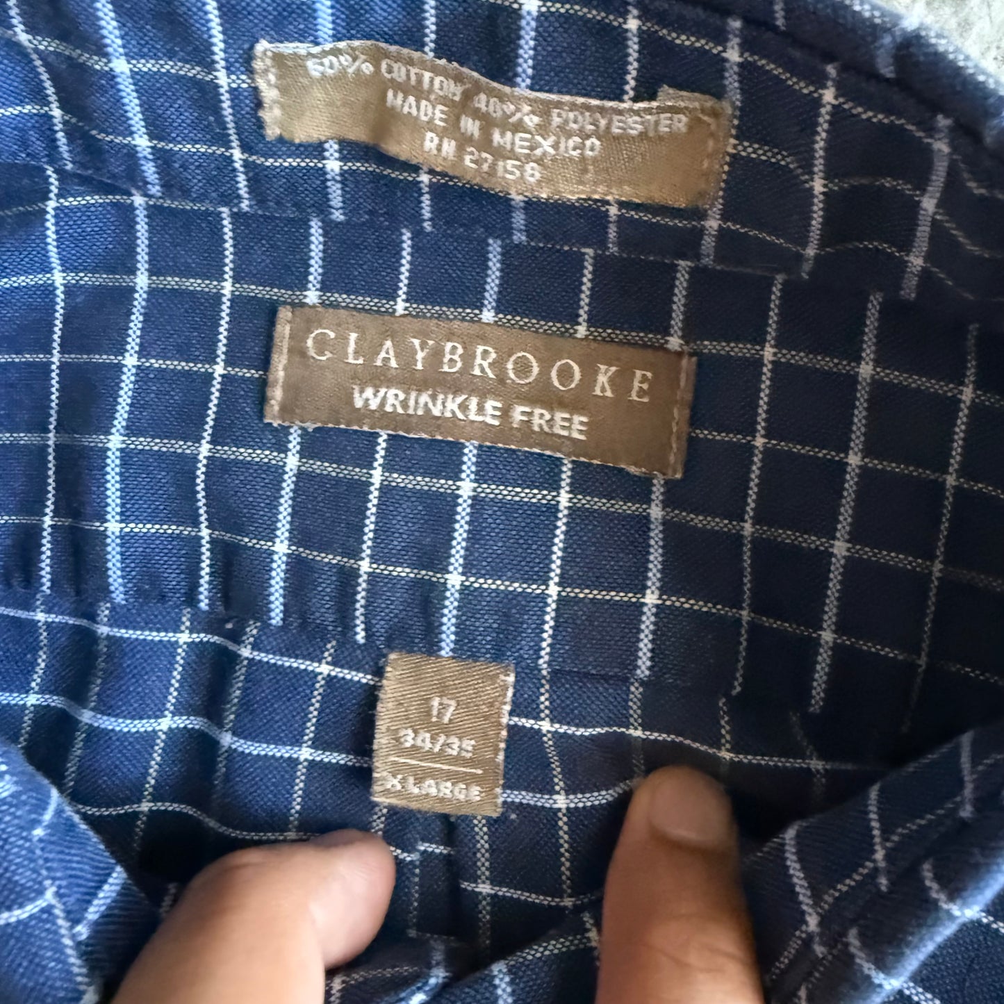 Vintage 00s Cropped Button Flannel - XL