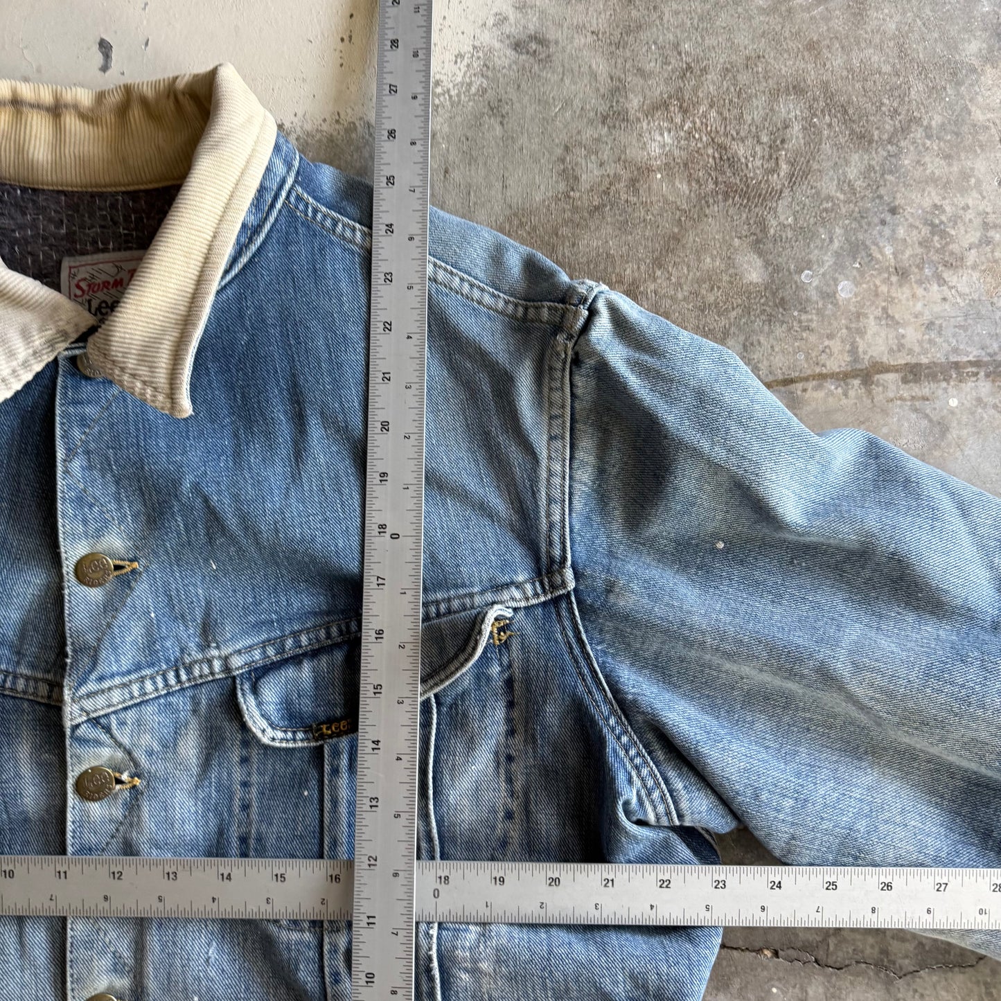 Vintage 70s Storm Rider Denim Jacket - L