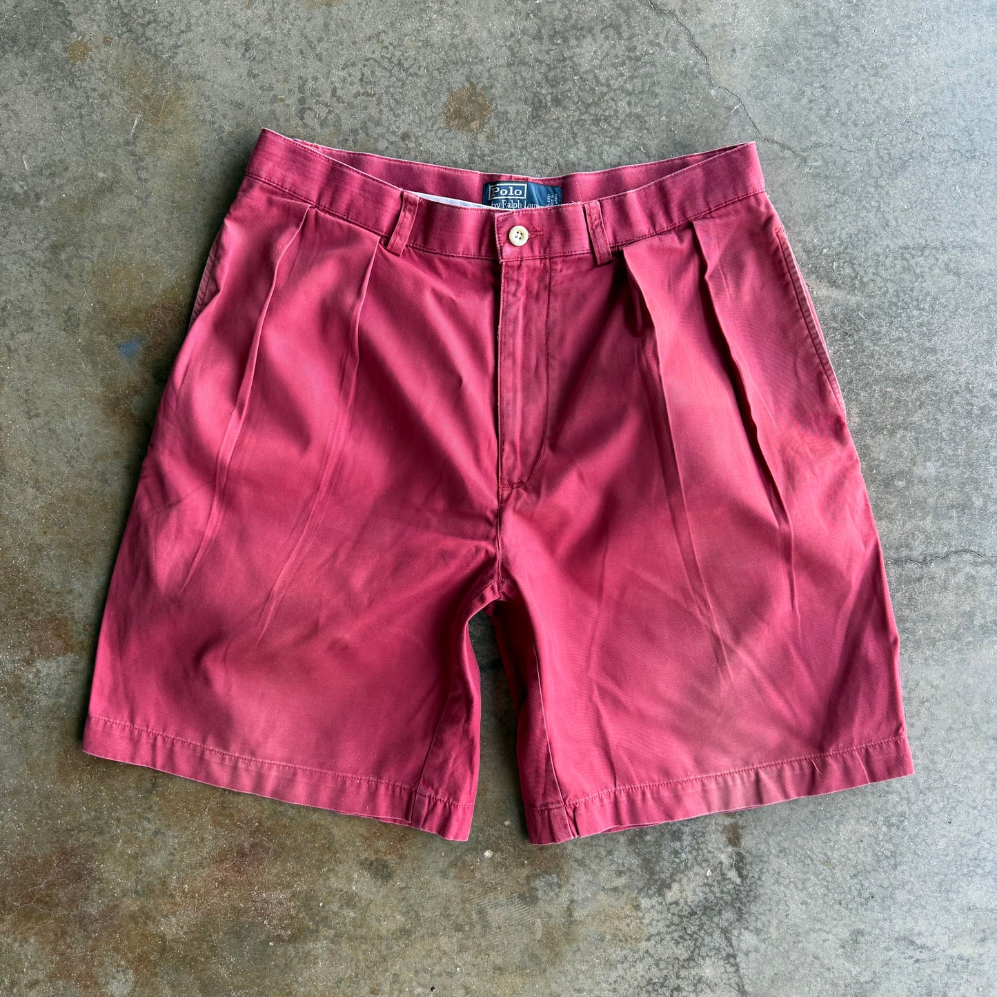 Vintage Red Polo Ralph Lauren Shorts - 33