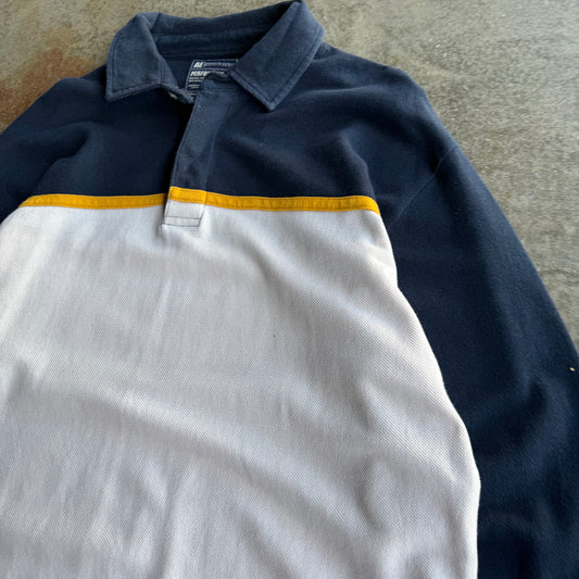 Vintage Quarter Button Up - L
