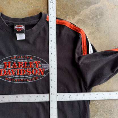 Vintage Harley Davidson Stripes Longsleeve - L