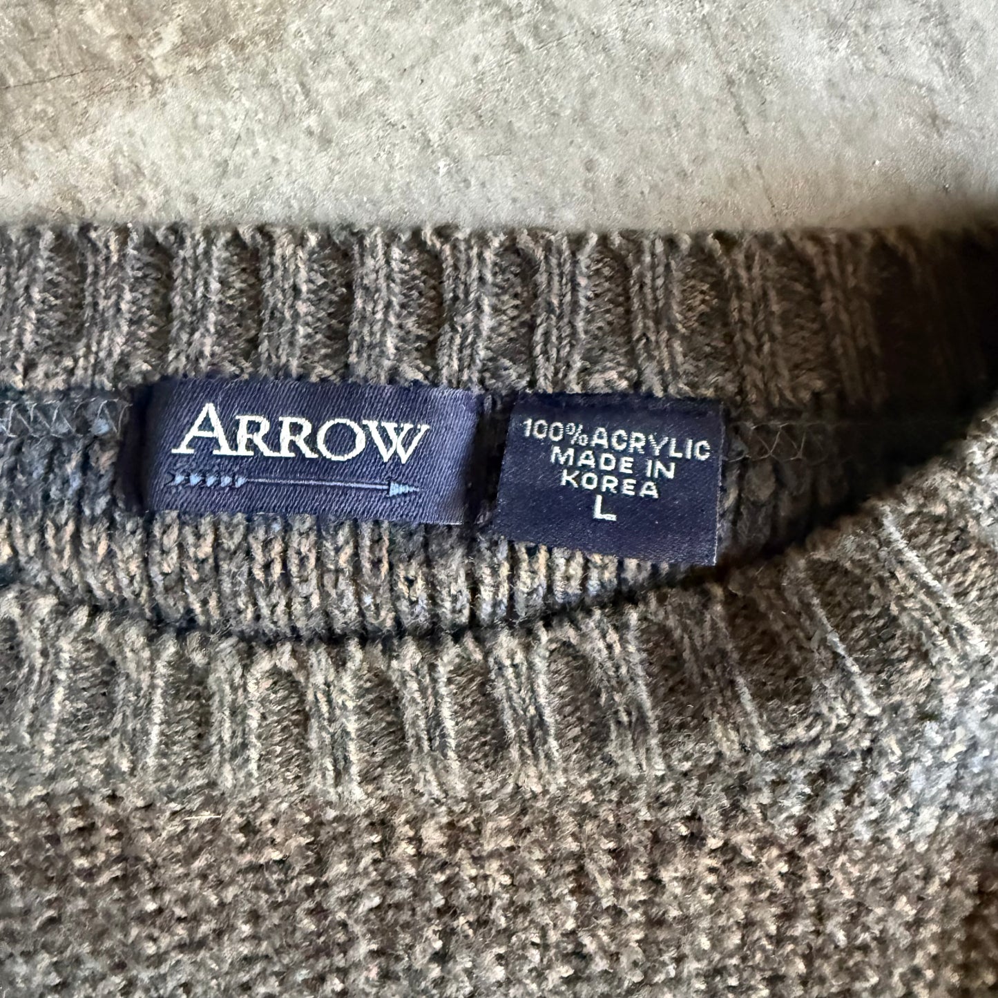 Vintage 90s Grandpa Sweater - L